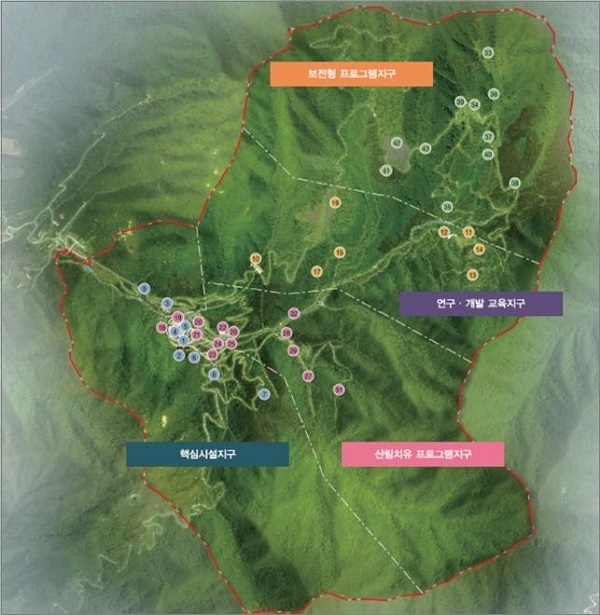 국립지덕권산림치유원 조성사업