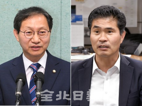 김성주(전주병) 의원(왼쪽) 이원택(김제부안) 의원