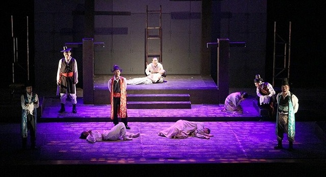 2016년 전북연극제에 출품한 조선의 변란 공연 모습.