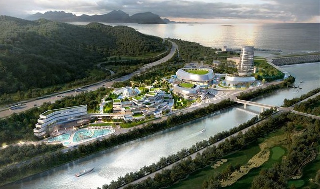 새만금 명소화 사업용지 관광개발사업 조감도.