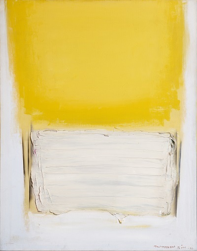 김창열(1929~ ), 캔버스에 유채, 122.0×95.5cm, 1966.