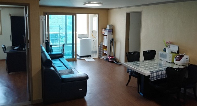 전북혁신도시 지방자치인재개발원 인근의 한 하숙집 내부 모습. 코로나19 영향으로 교육생들이 급감에 텅 비어 있다.