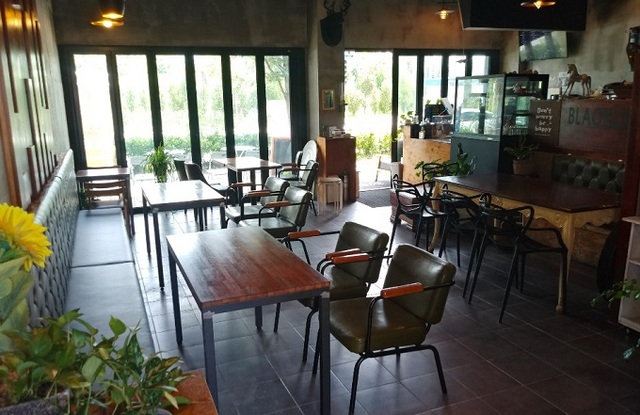 지방자치인재개발원 인근의 한 커피숍이 손님이 없어 썰렁한 모습이다.