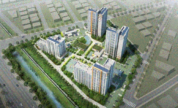 김제대검산1블록 조감도.