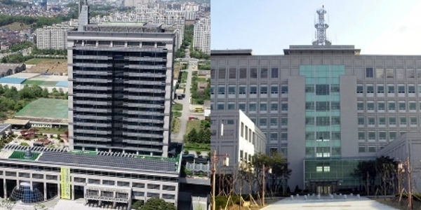 전북도청(왼쪽), 전북지방경찰청