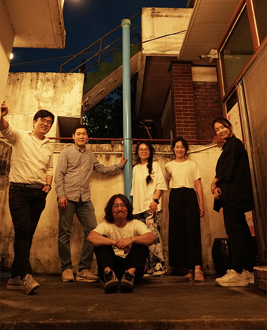 에보미디어레지던시 ‘공존을 위한 공간 Ⅲ’ 전시 아티스트들.