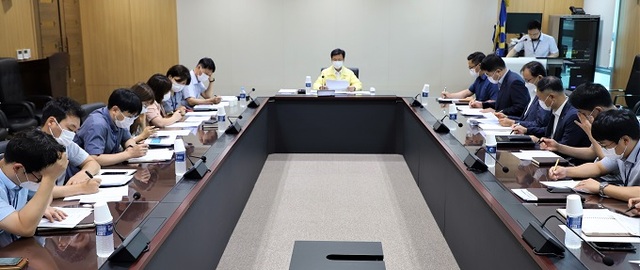 26일 열린 농협은행 전북본부 ‘특별재난지역 수해복구 금융지원 대책 회의’ 모습.