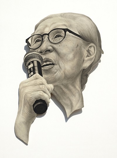 장우석 작가 작품 '김복동 할머니'