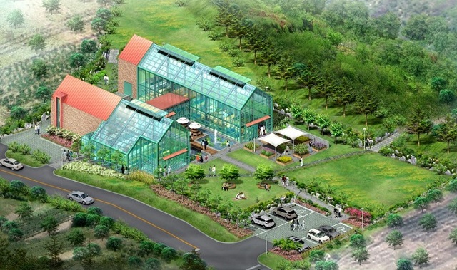 싱그랭이 에코정원 조감도.