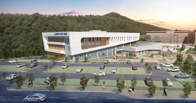 서부권역 다목적 체육관 조감도.