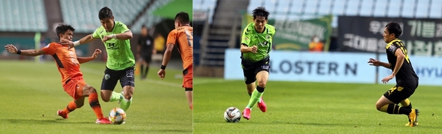 전북현대 이주용 선수와 최철순 선수. 연합뉴스