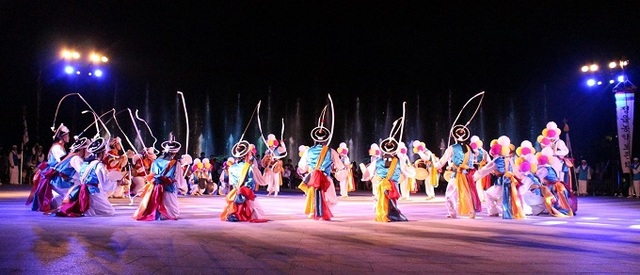 정읍농악보존회 공연 모습.