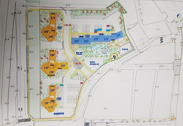 전주 효자동 지역주택조합 위치도.
