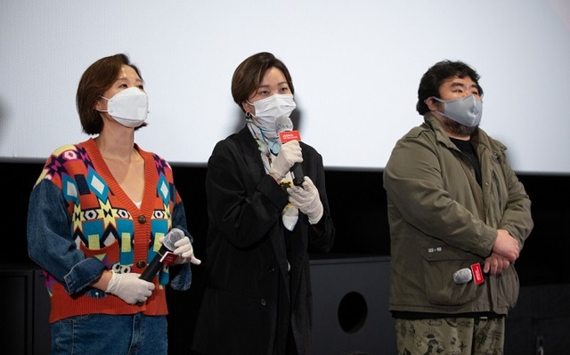 전주시네마프로젝트2020 '세 자매' 무대인사 모습.