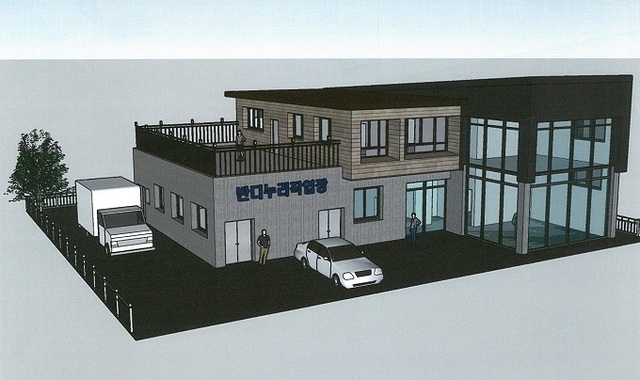 무주군 장애인직업재활시설(반디누리작업장) 조감도.