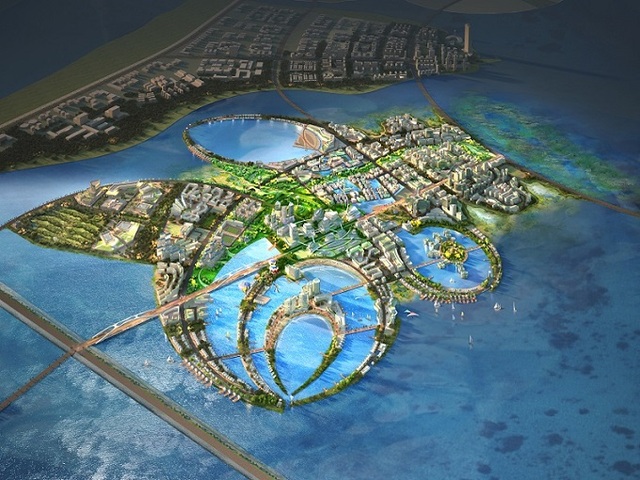 새만금 수변도시 조감도.