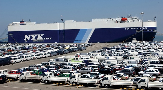 군산항 자동차 부두. 사진제공= 군산시