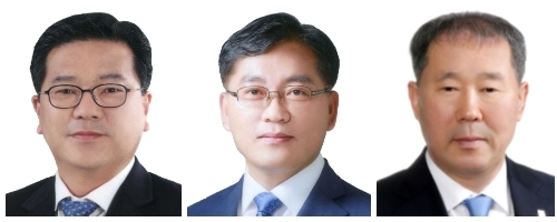 (왼쪽부터) 이정린·김기영·황영석 도의원.