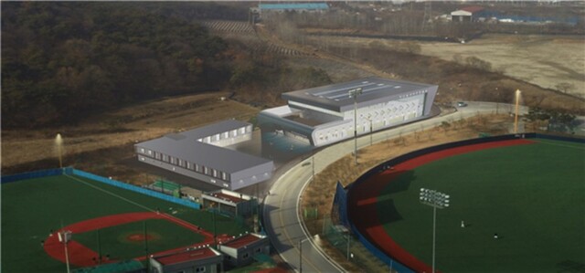 익산 실내야구연습장 조감도