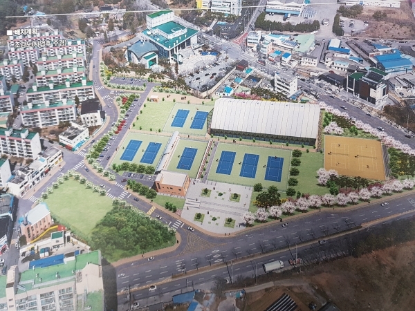 마동 테니스공원 조감도