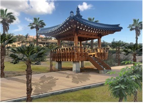 알제리에 세워질 정자 조감도