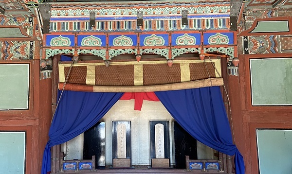 조경묘 정묘 내부 및 위패