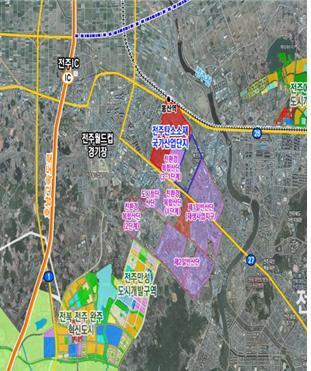 탄소산업단지 위치도