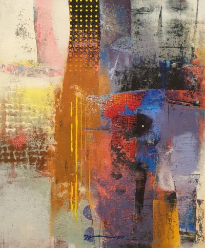 미술가명: 정운광 / 작품명: 수줍음 / 재료: 캔버스에 유채 / 규격: 60.5×50.0cm / 제작년도: 2020