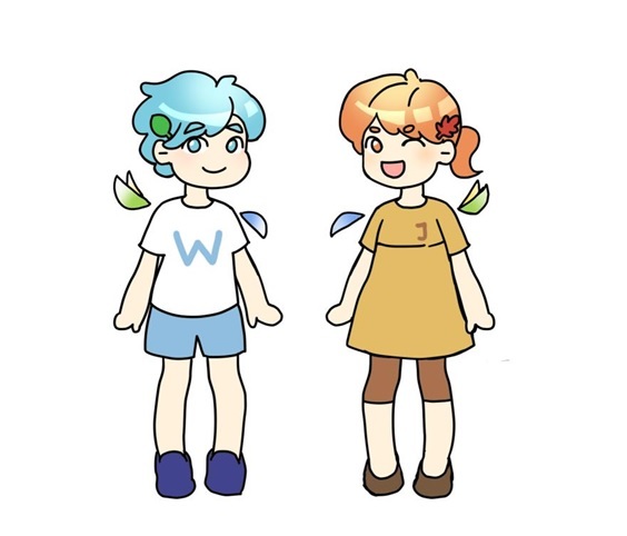 와니와 주니 캐릭터