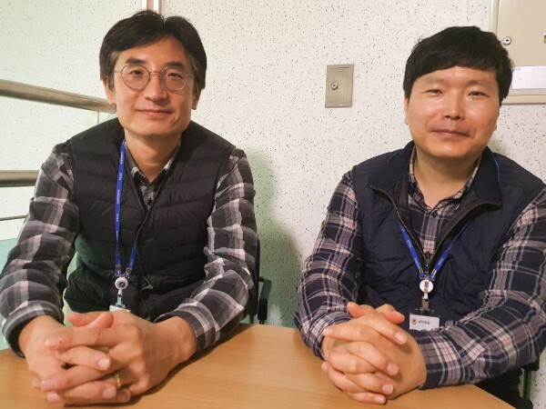 상하수도팀 안조혁(왼), 박지용(오)