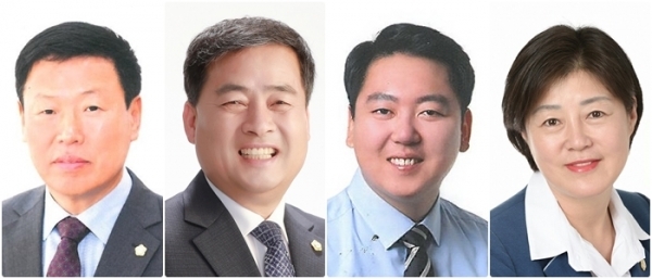 왼쪽부터 임귀현·서남용·최찬영·이인숙 의원