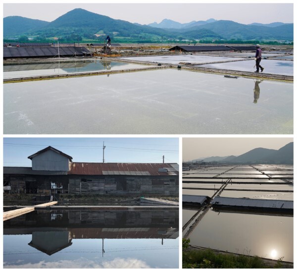 곰소염전과 소금창고