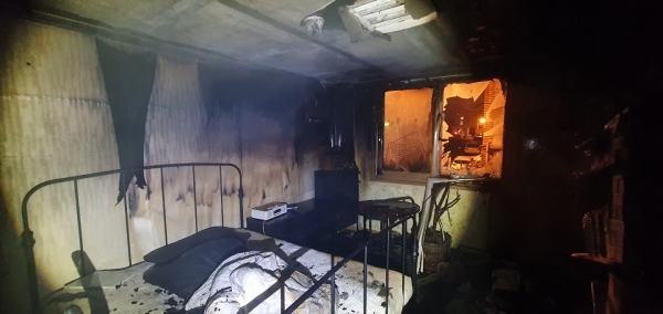 전주시 완산구 원룸 화재 /사진=전라북도소방본부 제공