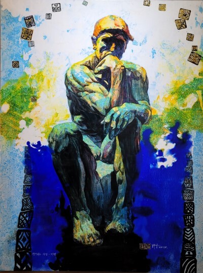 하울 정미경 작품 '생각하는 사람-빈집'