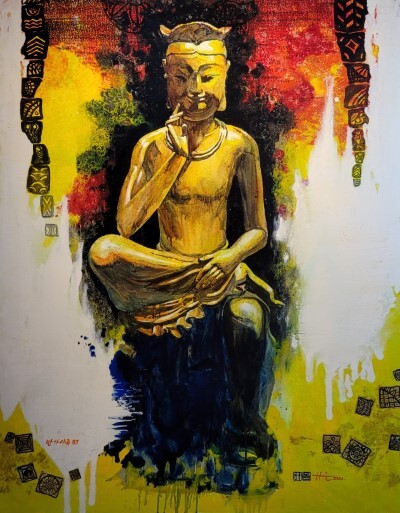 하울 정미경 작품 '반가사유 83'