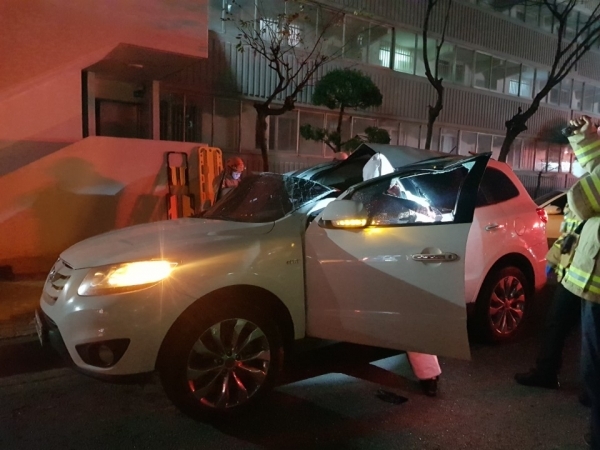 정읍 상동 추락사고 /사진제공=전북소방본부