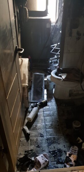 전주시 덕진구 인후동 다가구주택 화재. /사진제공=전북소방본부