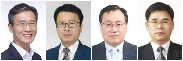 (왼쪽부터) 강태호 전 전북에너지서비스 사장, 윤태진 식품산업클러스터진흥원 이사장, 김규현 국토교통부 국토정책관, 황규광 국립농산물품질관리원 전남지원장
