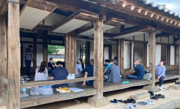 김명관 고택 활용 교육 모습