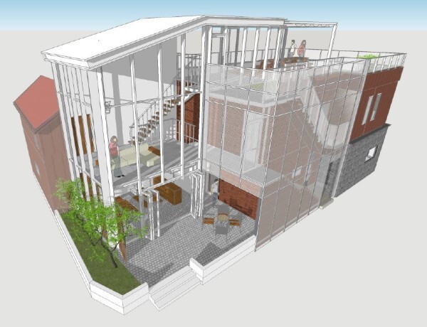 예술인 거주·창작 복합공간 투시도