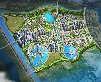 스마트 수변도시 조감도