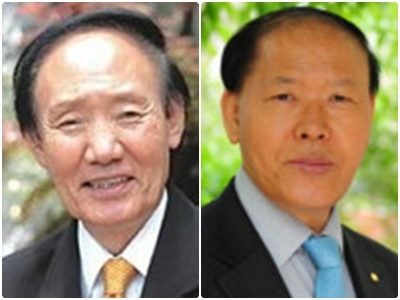 (왼) 유현종 소설가 / (오) 정종명 소설가