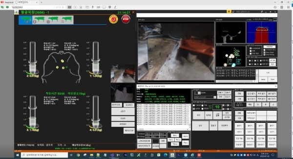 로봇착유기 우유 생산 모니터 /사진=농진청 제공
