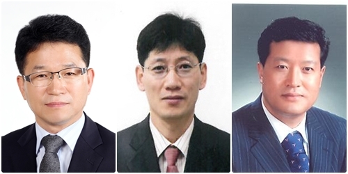 왼쪽부터 정상택 현 관광산업과 과장, 최훈식 현 시민교통과 과장, 박영봉 현 신도시산업과 과장.