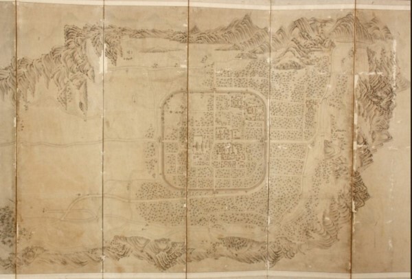 보물 제1876호 완산부지도