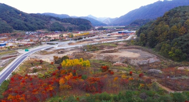 정읍시 부전동 국민연금공단 연수원 건립 부지