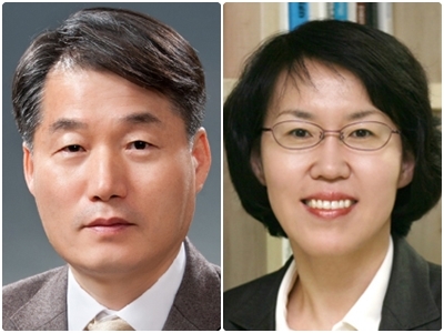 왼쪽부터 이근 국민경제자문회의 부의장, 임혜숙 국가과학기술연구회 이사장