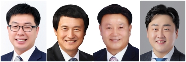 강용구·김희수·문승우 의원과 박태랑 (사)청년과미래 호남권 대표