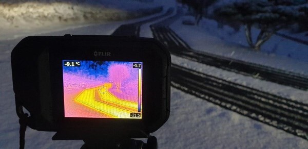 스노우멜팅 시스템 설치 사진