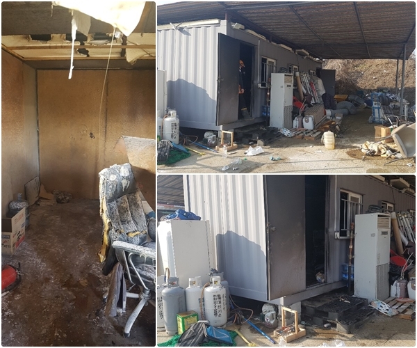 사건 현장 사진=전북소방본부 제공